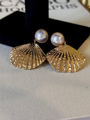 Çelik Deniz Kabuğu Küpe