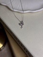 Çelik Butterfly Kolye