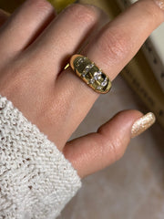 Xuping Şerit Taşlı Yüzük