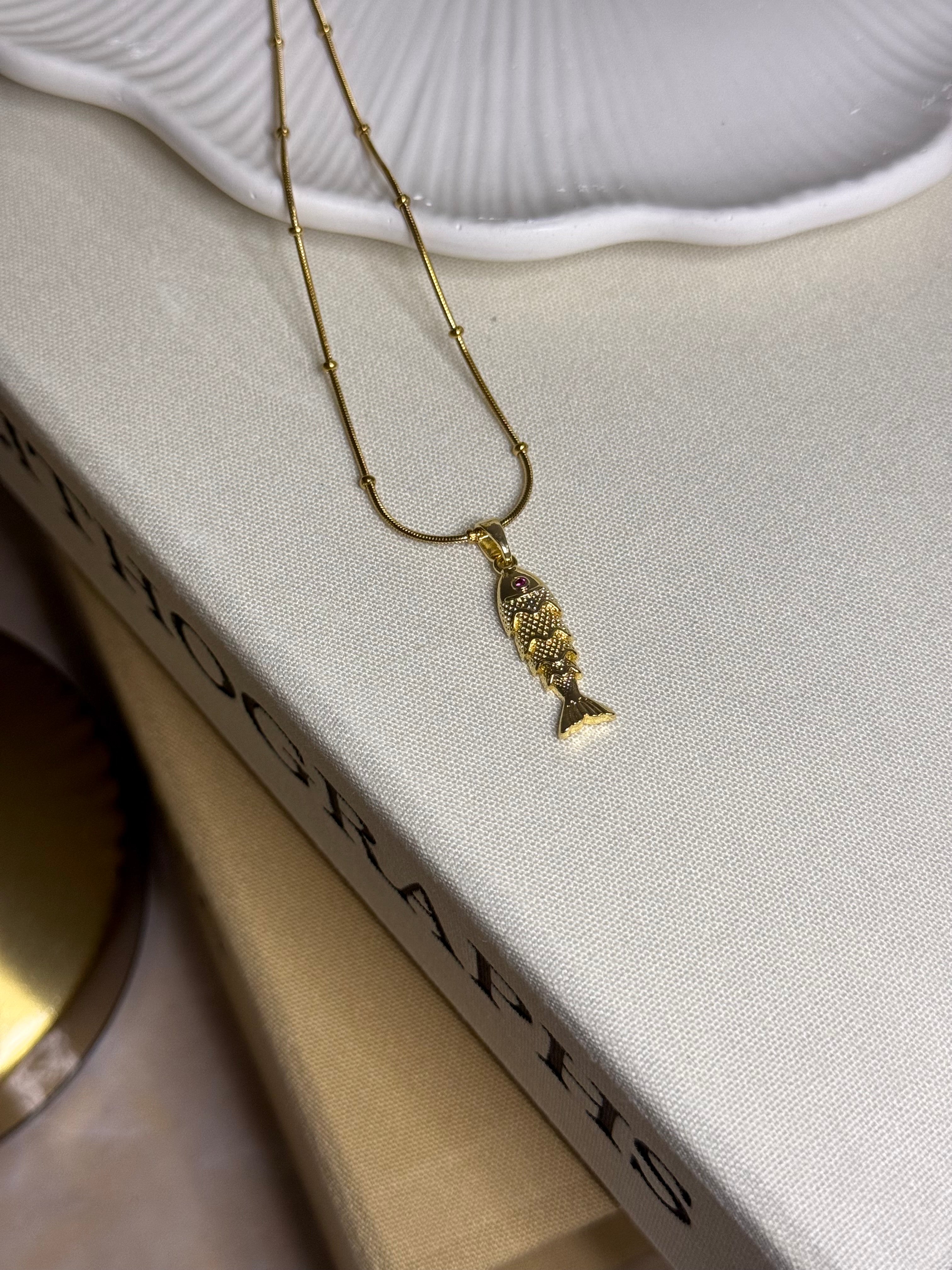 Çelik Mini Balık Kolye